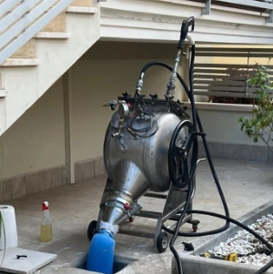 Macchinario relining: Risanamento fognario, Cassino (Lazio)