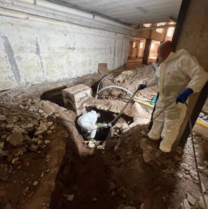 Cantiere a Roma, risanamento condotta con Part Liner